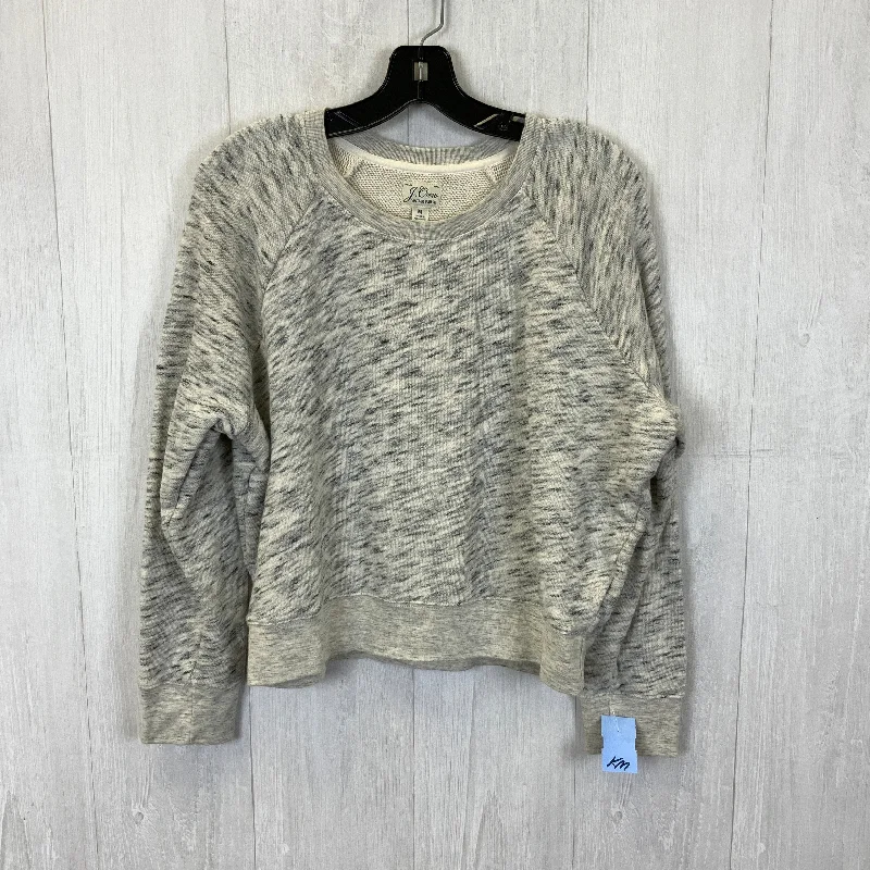 Sweatshirt Crewneck By J. Crew In Grey, Size: M