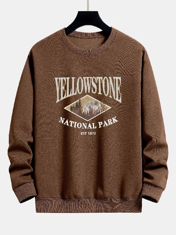 Yellowstone Print Relax Fit Sweatshirt