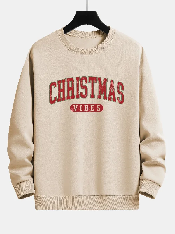 Christmas Print Relax Fit Sweatshirt