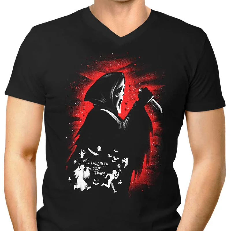 Ghost Face - Men's V-Neck