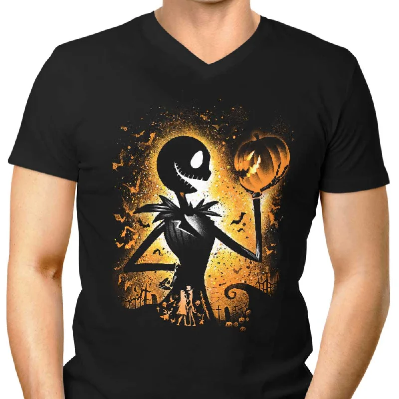 King of Halloween - Men's V-Neck