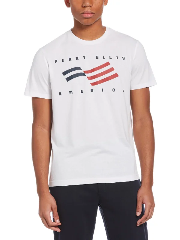 America Mens Cotton Graphic T-Shirt