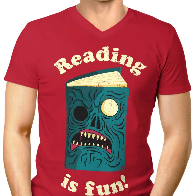 Reading is Fun - Men's V-Neck