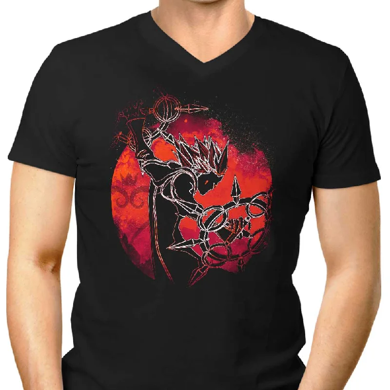 Dancing Flames Orb - Men's V-Neck