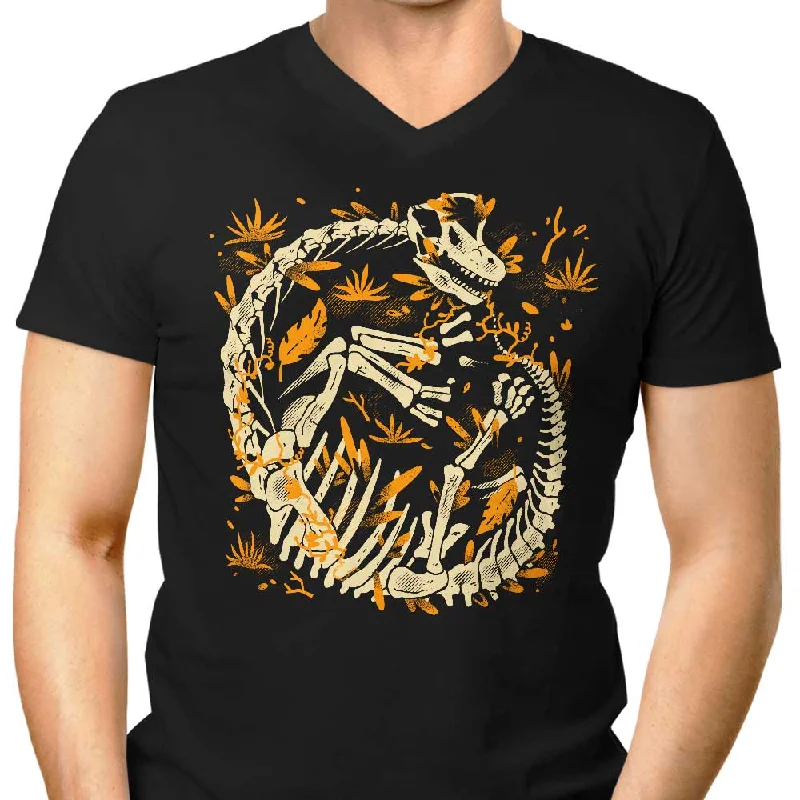 Brachio Fossils - Men's V-Neck