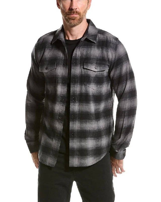 FRAME Denim Plaid Flannel Shirt