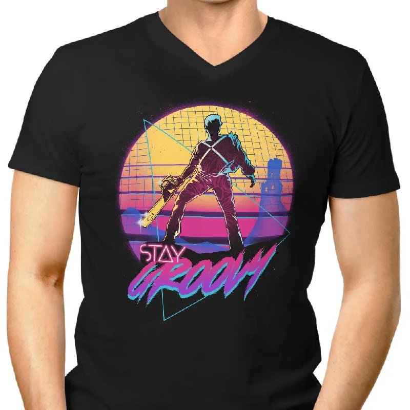 Stay Groovy - Men's V-Neck