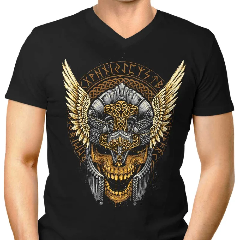 Skull of Thunder - Men's V-Neck