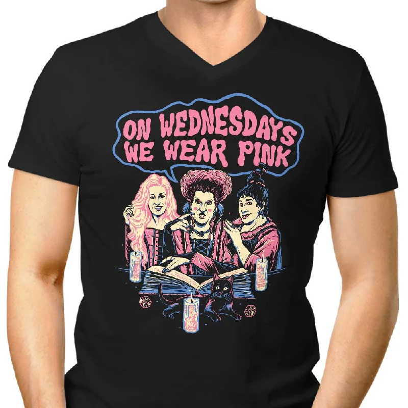 Witches Wear Pink - Men's V-Neck