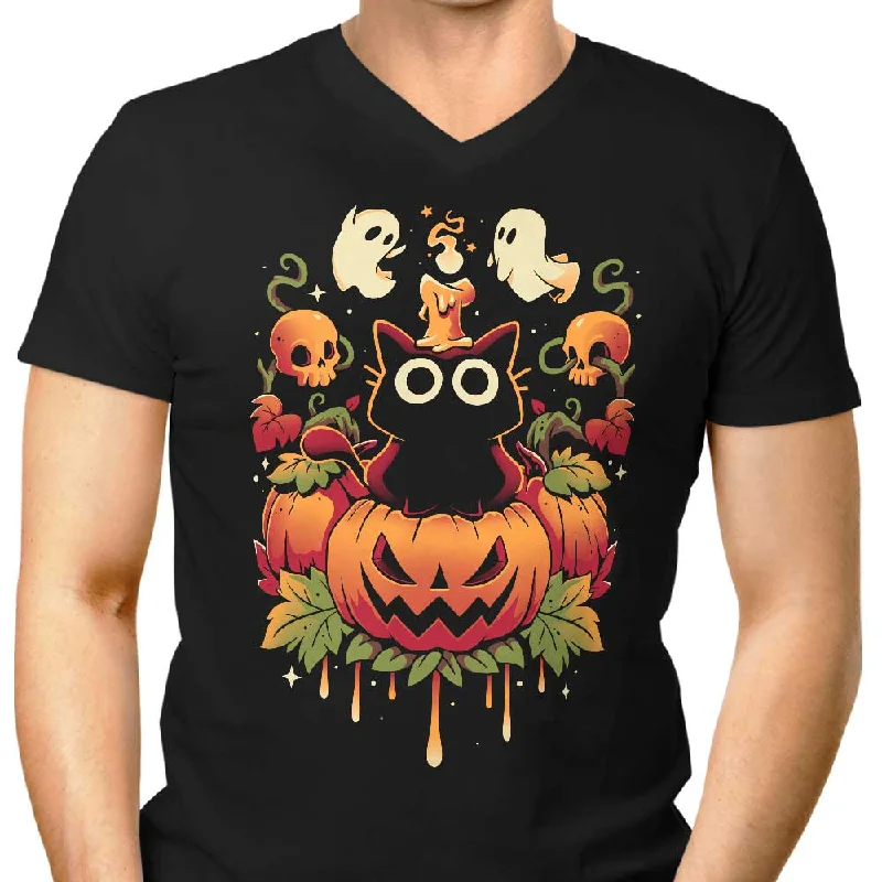 Halloween Candle Trick - Men's V-Neck