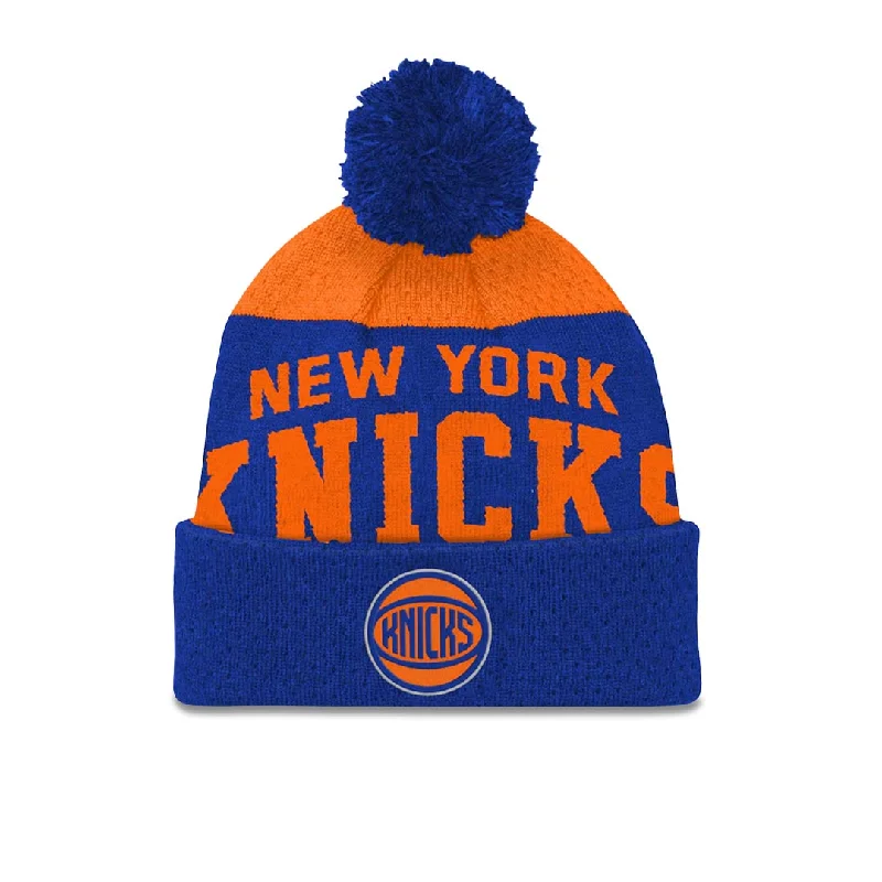 NBA - Kids' (Youth) New York Knicks Collegiate Arch Knit Hat (HK2BOBC8P NYK)